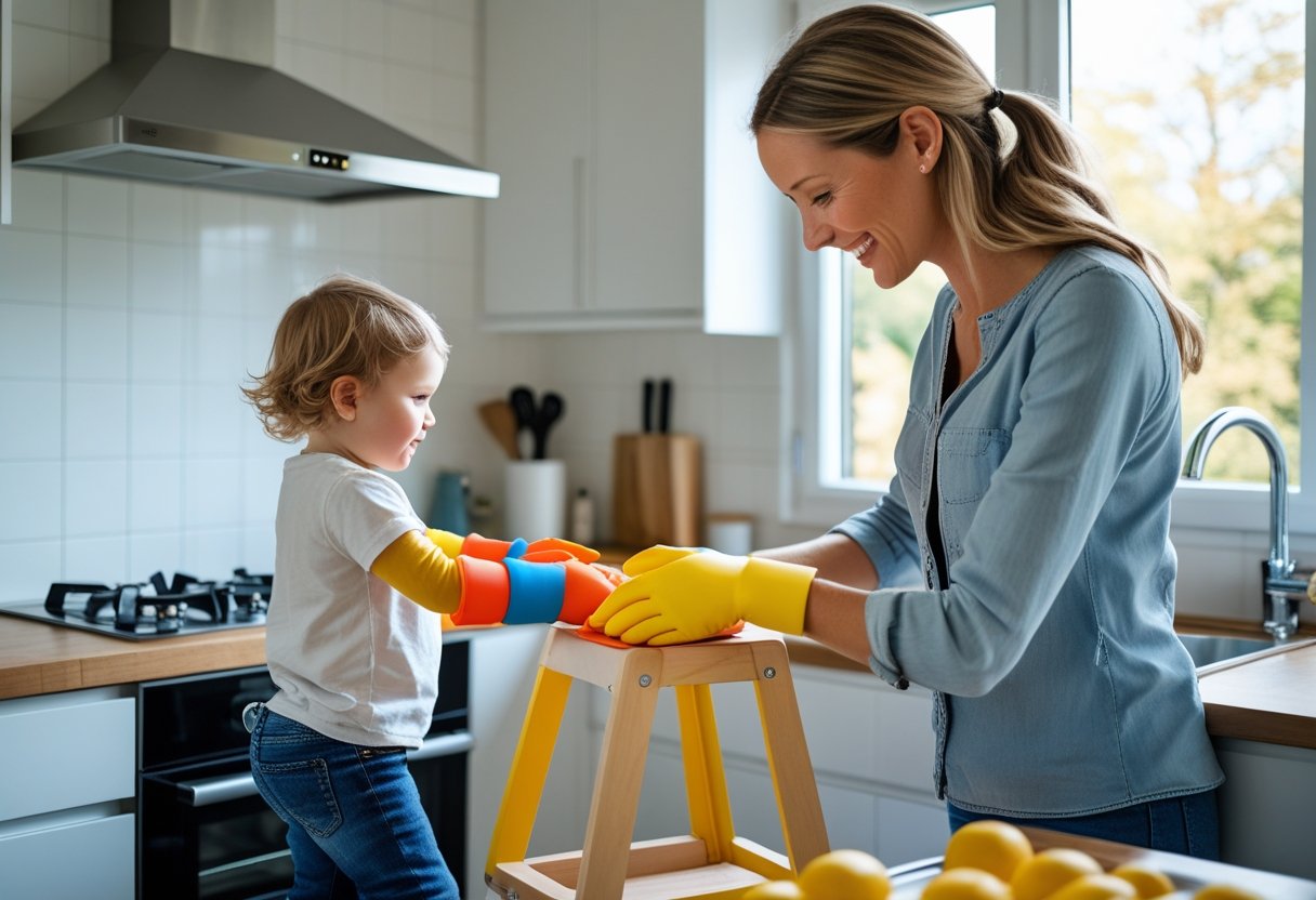Smarte tips til at beskytte små hænder i køkkenet med silikonehåndbeskyttere